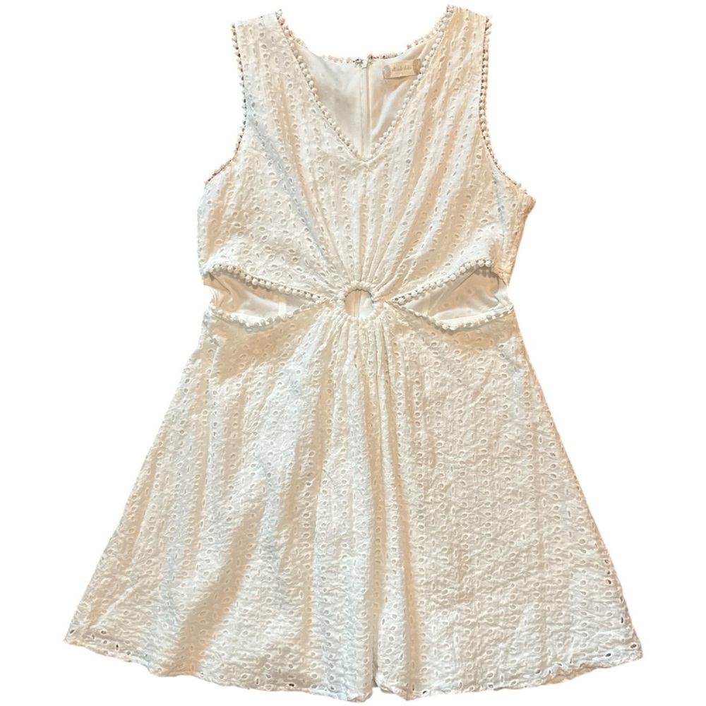 Altar'd State White Eyelet Mini Dress